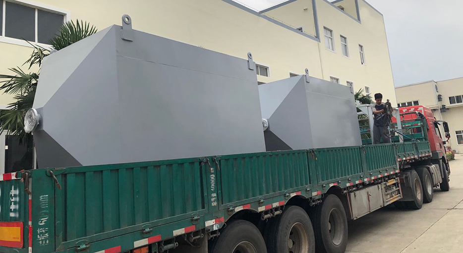 陶氏化学（张家港）VOC处理设备-活性炭吸附塔运输。