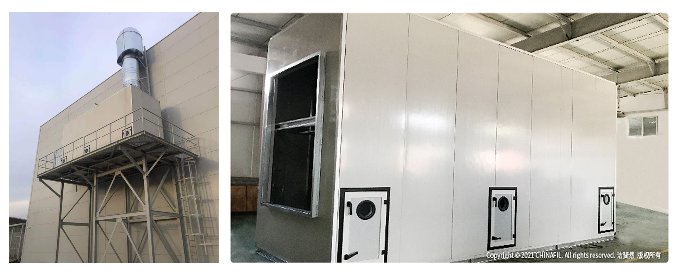 欧洲客户使用的VOC废气过滤箱体 欧洲客户使用的VOC废气过滤箱体